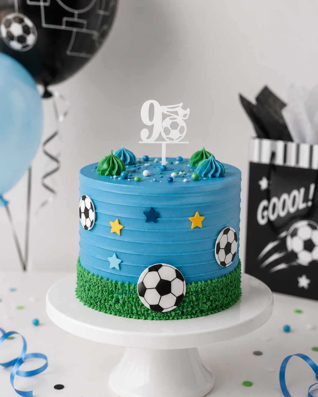 Topo De Bolo Futebol Com Número