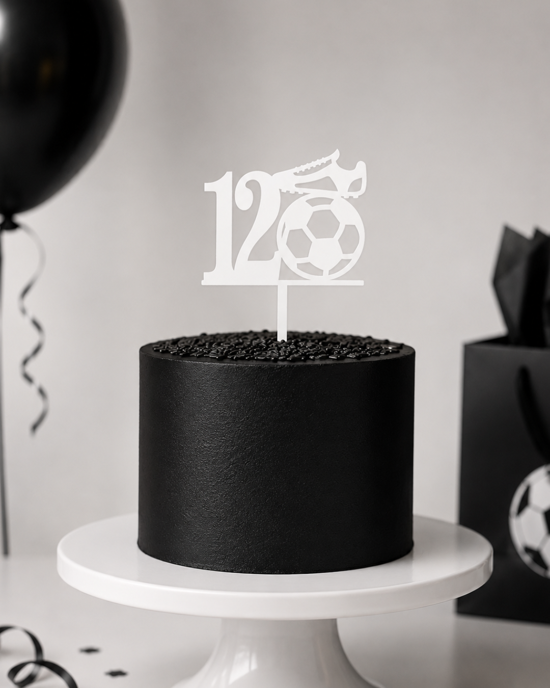 Topo De Bolo Futebol Com Número - Imagem 3